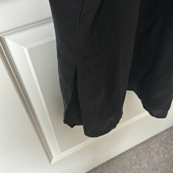 NWT Anine Bing Silk Black Dress - Picture 3 of 5